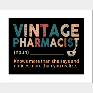 Vintage Pharmacist Posters and Art